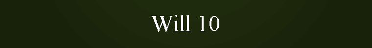 Will 10